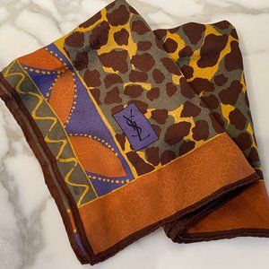 Yves Saint Laurent YSL Silk Scarf